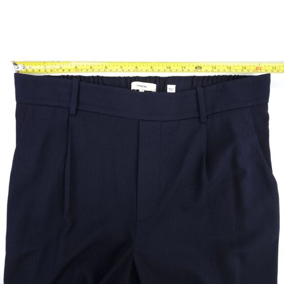 NEW Vince Side Stripe Pull-on Trousers In Baltic Navy Pleated Pants Old Money - Picture 3 of 8